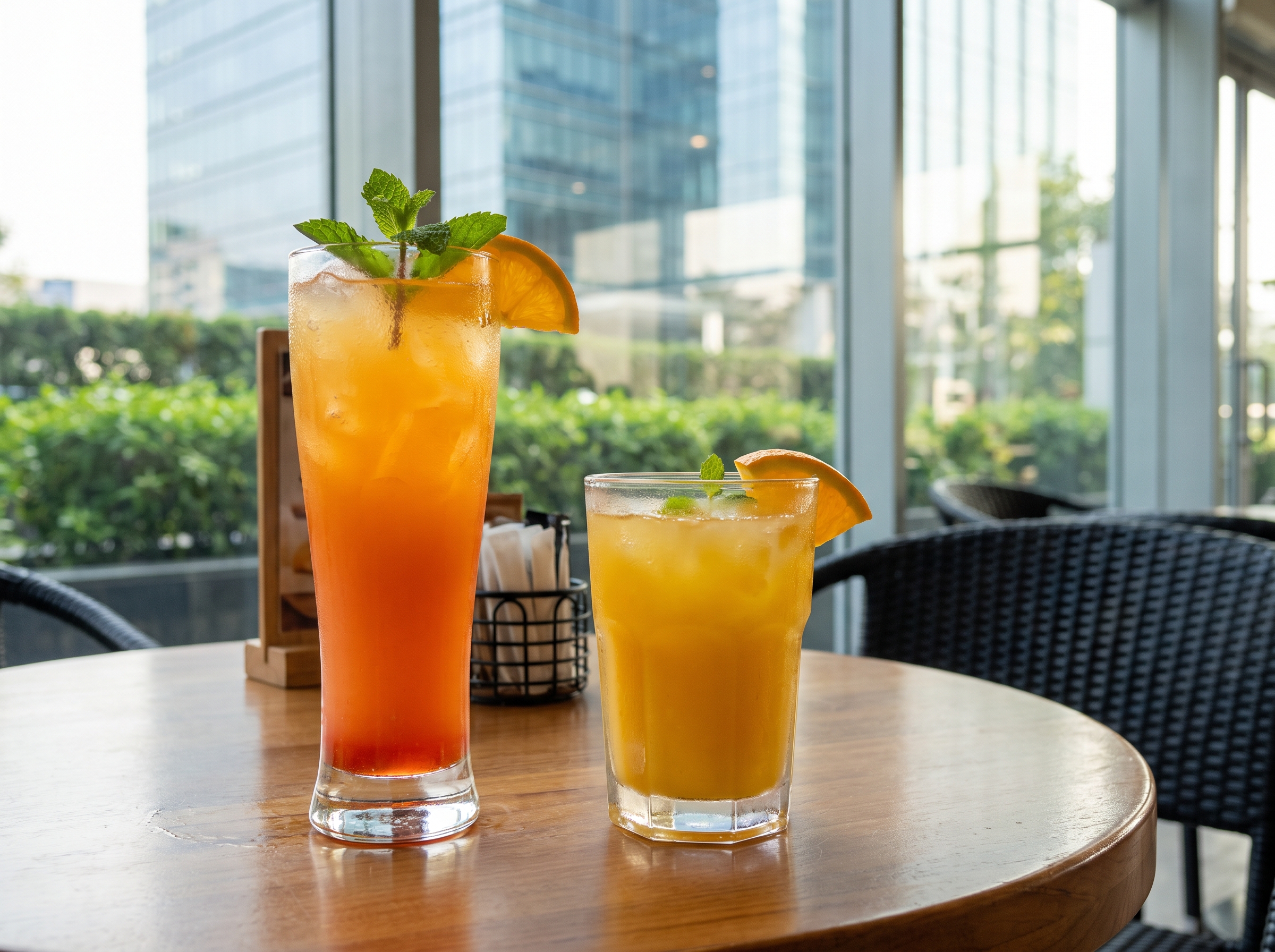 Mocktails and fresh juices